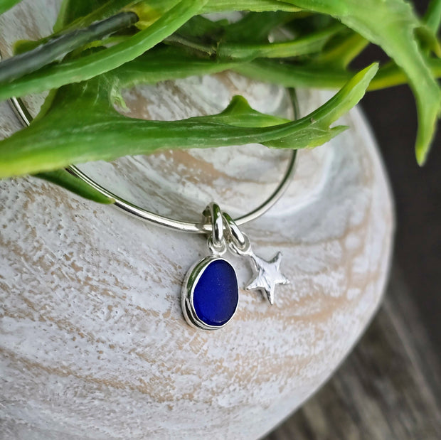 Harbour Treasure Sea Glass Bangle   42