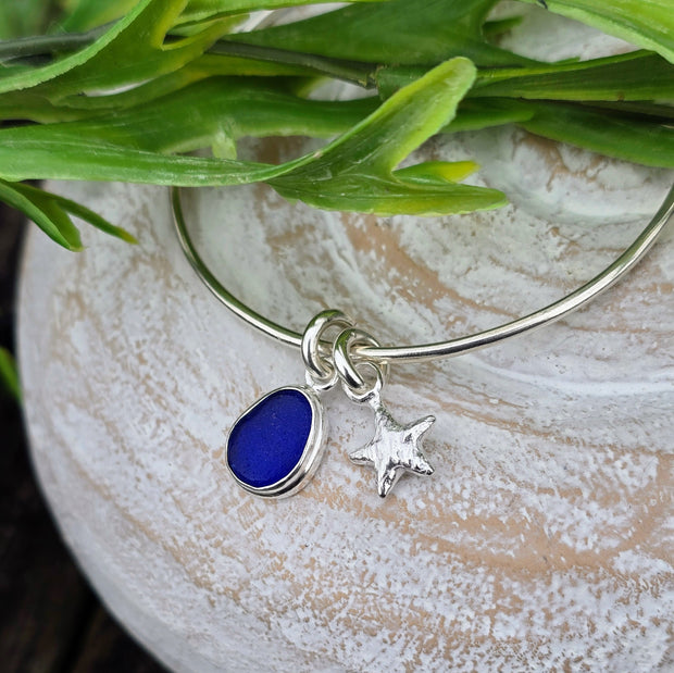 Harbour Treasure Sea Glass Bangle   42