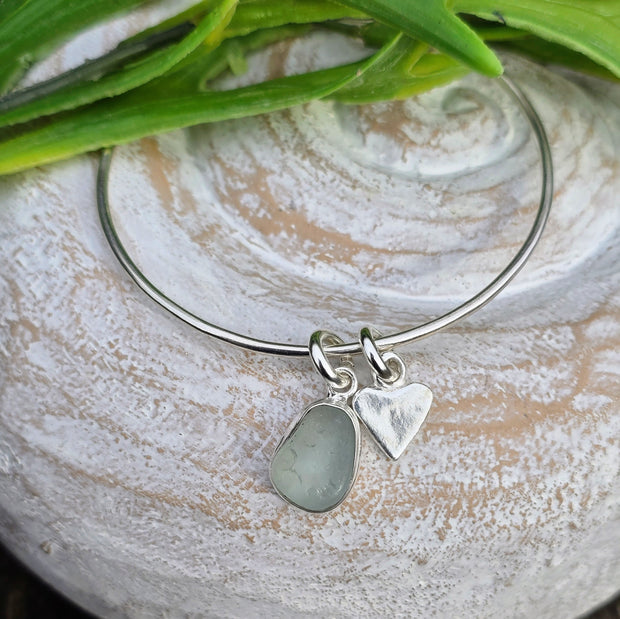 Tide Line Find Sea Glass Bangle   35