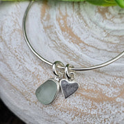 Tide Line Find Sea Glass Bangle   35