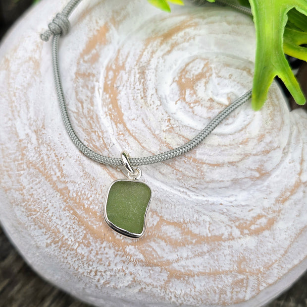 Cornish Treasure Sea Glass Cord Bracelet   8