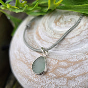 Seafoam Pool Sea Glass Rope Bracelet   20