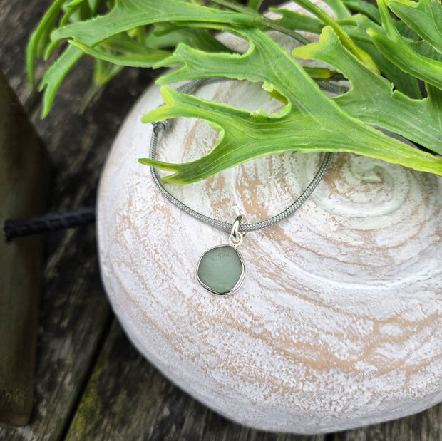 Penzance Treasure Sea Glass Cord Bracelet   9