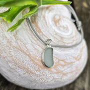 Seafoam Tide Sea Glass Rope Bracelet   10
