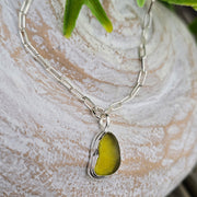 Reef Sea Glass long Link Bracelet    34