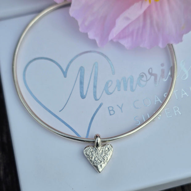 Ashes into Silver My Heart Bangle