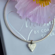 Ashes into Silver My Heart Bangle