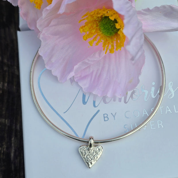 Ashes into Silver My Heart Bangle