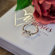 Ashes into Silver My Star Memory Ring