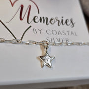 Ashes into Silver My Star Long Link Bracelet