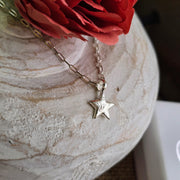 Ashes into Silver My Star Memory Long Link Necklace