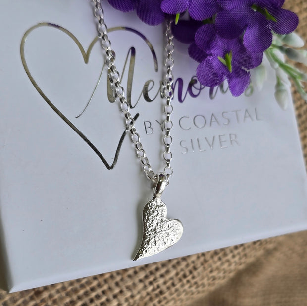 Ashes into Silver Together Forever Belcher Necklace