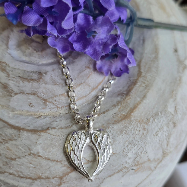 Ashes into Silver With the Angels Belcher Necklace
