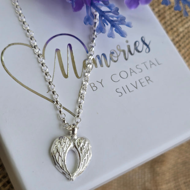 Ashes into Silver With the Angels Belcher Necklace
