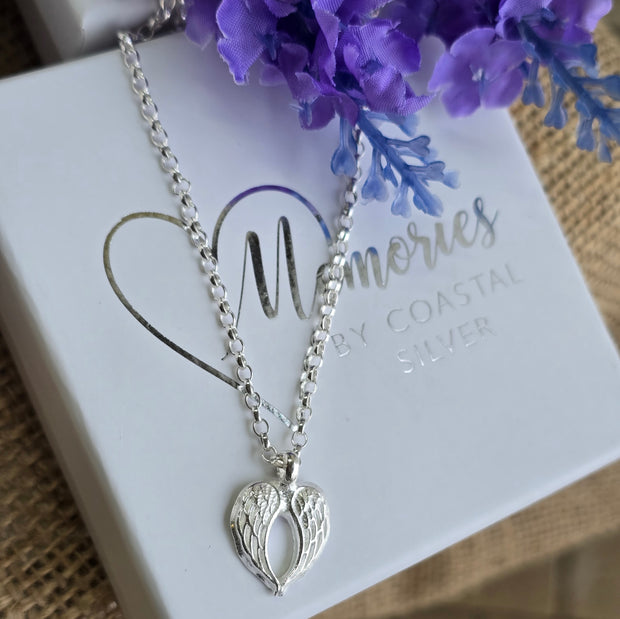 Ashes into Silver With the Angels Belcher Necklace