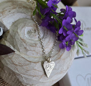 Ashes into Silver Endless Love Belcher Necklace