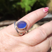 Caribbean Pool Sea Glass Ring (25)