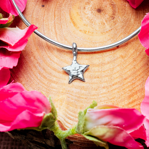 Ashes into Silver 'My Star'  Bangle