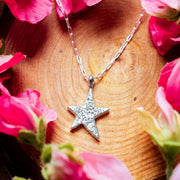 Ashes into Silver 'Star of Stars' Long Link Necklace