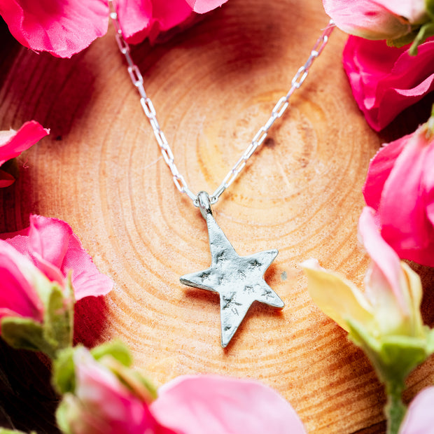 Ashes into Silver 'Star of Stars' Long Link Necklace