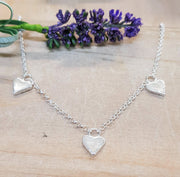 Three Forever Heart Necklace