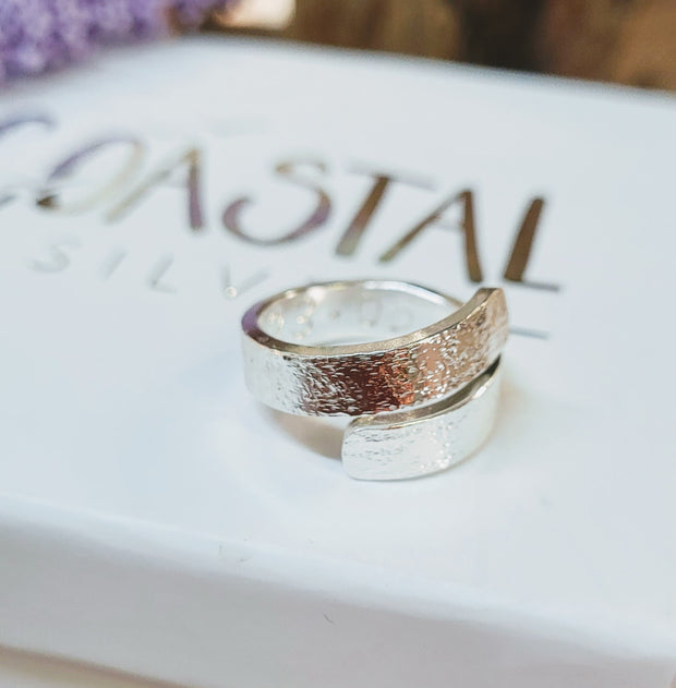 Personalised  Wrap Around Open Ring
