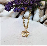 9ct Gold Forget me Knot Necklace