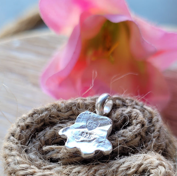 Paw Print on My Heart Memory Necklace