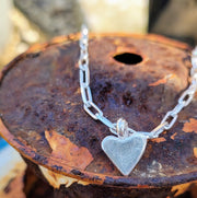 Forever Heart Long Link Necklace