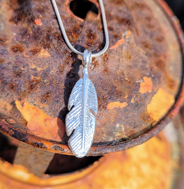 Feather Snake Chain Necklace