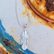 Feather Snake Chain Necklace