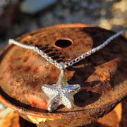 Starfish Charm Belcher Chain Necklace