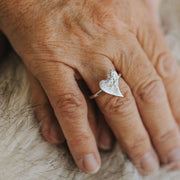 Together Forever Ashes into Silver Ring